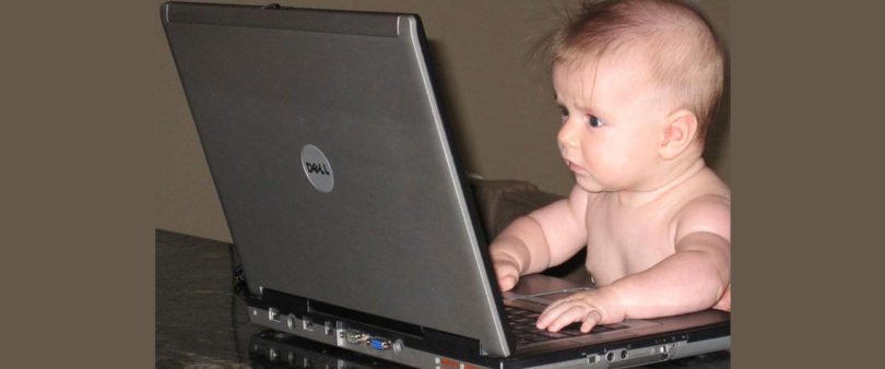 Ocho de cada 10 bebés menores de seis meses ya están en Internet
