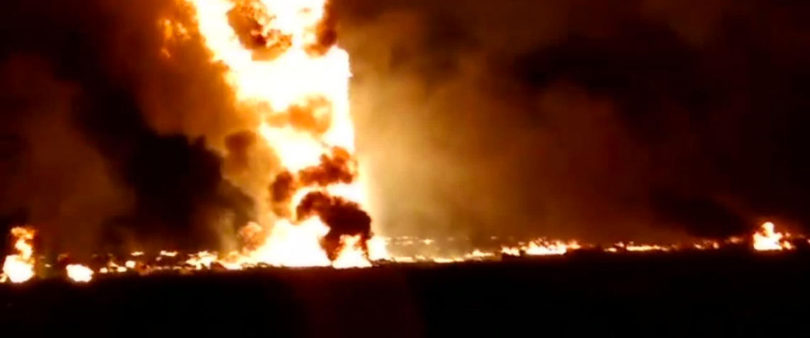 Van 125 muertos por explosión en ducto