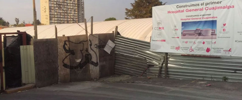 Detienen jueces construcción de hospital en Cuajimalpa