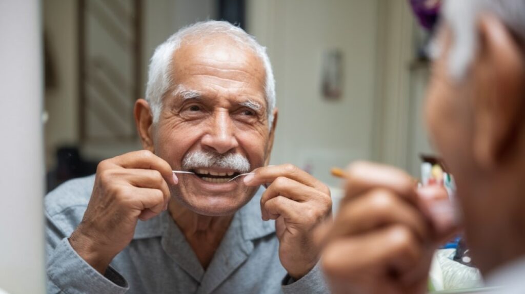 Hilo dental reduce riesgo de derrame cerebral_Ideogram